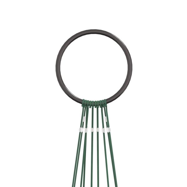 Коледна елха на флагщок, синьо, 310 LED, 300 см