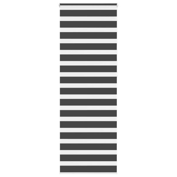 Зеброва щора черна 85x230 см Ширина на плата 80,9 см Полиестер