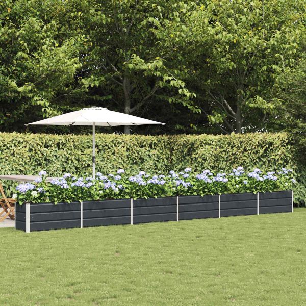 Кашпа Антрацит 480 x 50 x 45 см Галванизирана стомана