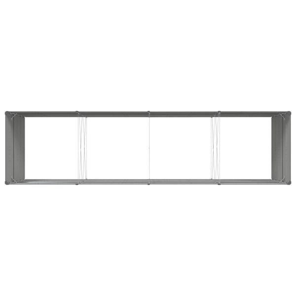 Кашпа Антрацит 195 x 100 x 45 см Галванизирана стомана