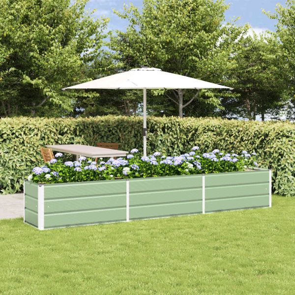 Кашпа Пастелно зелено 480 x 50 x 45 см Галванизирана стомана