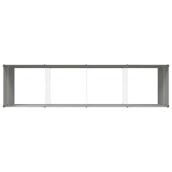 Кашпа Пастелно зелено 195 x 100 x 45 см Галванизирана стомана