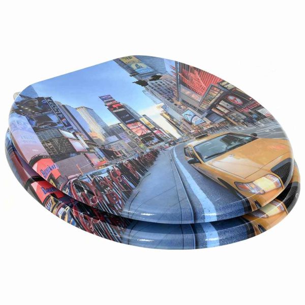 Тоалетна седалка Многоцветен 43,8 x 37,8 см ПДЧ