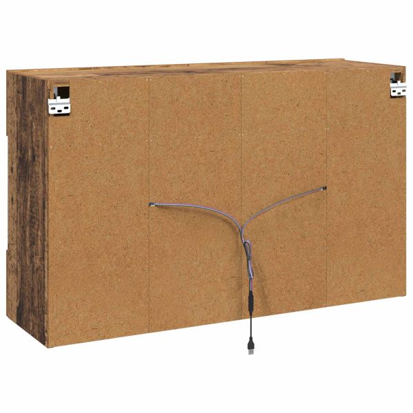 TV стенен шкаф Старо дърво 98,5 x 30 x 60,5 см Инженерно дърво