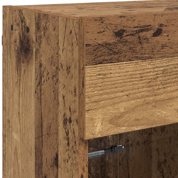 TV стенен шкаф Старо дърво 98,5 x 30 x 60,5 см Инженерно дърво