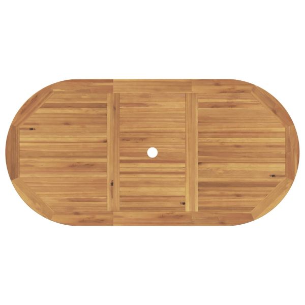 Комплект за хранене в градината 5 pcs Кафяво