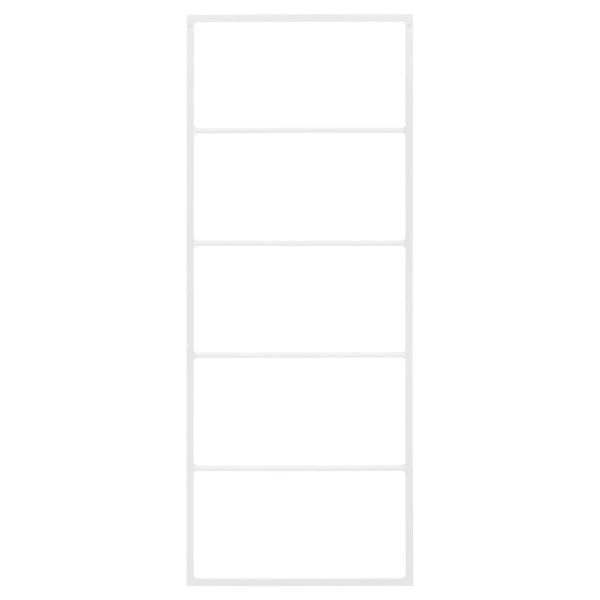 Закачалка за кърпи, бяла, 45x10x115 см, стомана