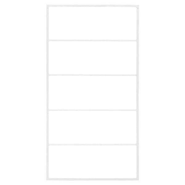 Закачалка за кърпи, бяла, 60x10x116 см, стомана