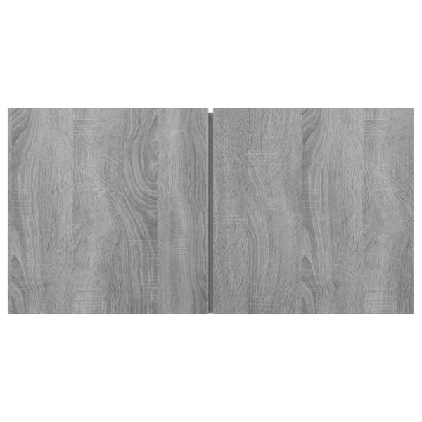 Комплект ТВ шкафове от 4 части, сив сонома, инженерно дърво