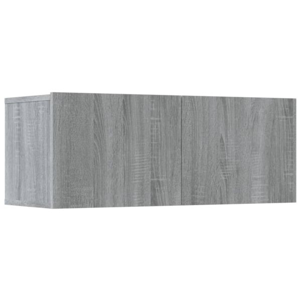 Комплект ТВ шкафове от 5 части, сив сонома, инженерно дърво