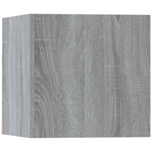 Комплект ТВ шкафове от 5 части, сив сонома, инженерно дърво