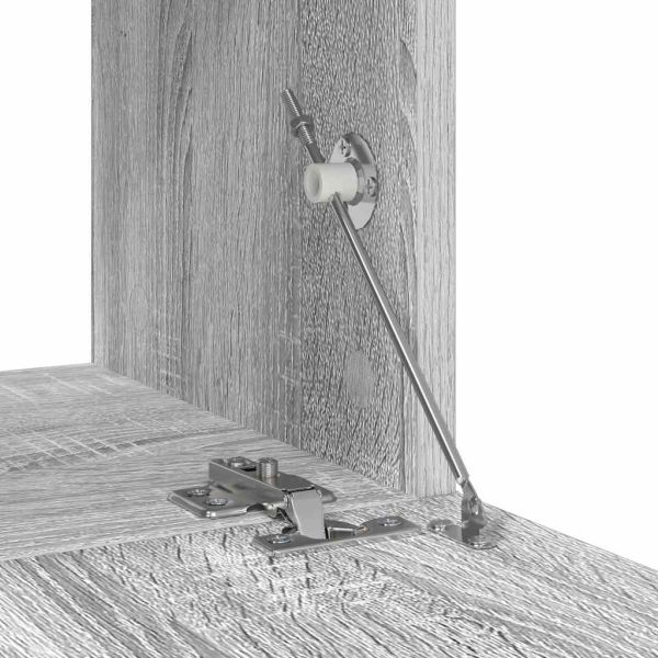 Комплект ТВ шкафове от 4 части, сив сонома, инженерно дърво