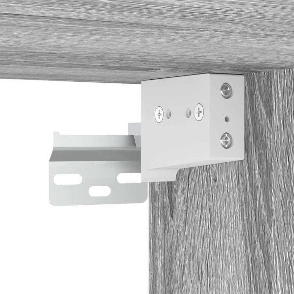 Комплект ТВ шкафове от 4 части, сив сонома, инженерно дърво