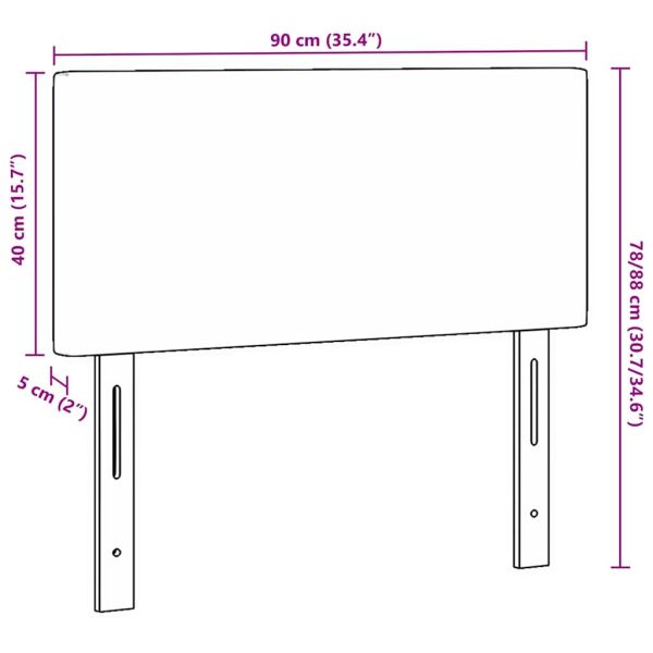 LED глава С LED лентисти светлини Крем 90 cm Полиестер