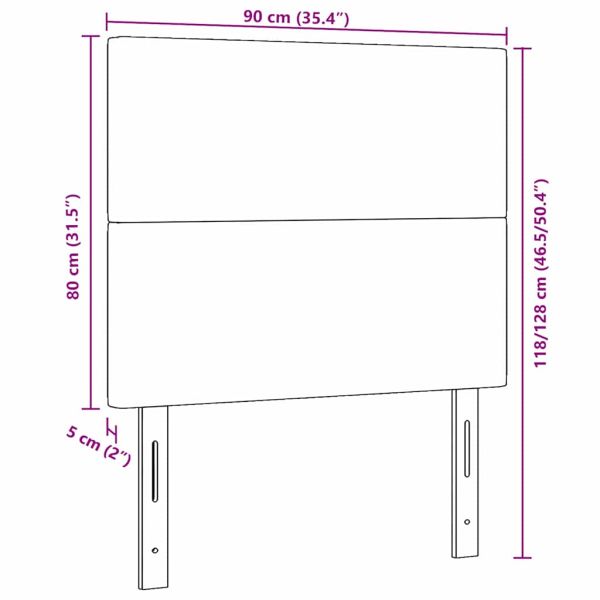 LED глава С LED лентисти светлини Крем 90 cm Полиестер