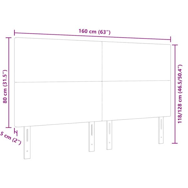 LED глава С LED лентисти светлини Крем 160 cm Полиестер