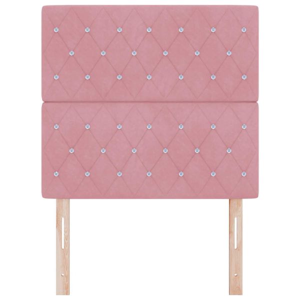 LED глава С LED лентисти светлини Розово 100 cm Полиестер