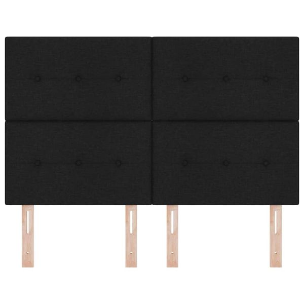 LED глава С LED лентисти светлини Черно 144 см Полиестер