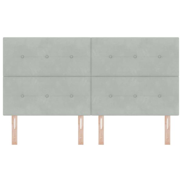 LED глава С LED лентисти светлини Светлосиво 180 cm Полиестер