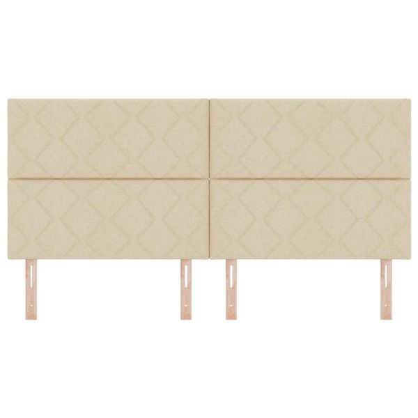 Облегалка за глава Крем 200 cm текстил