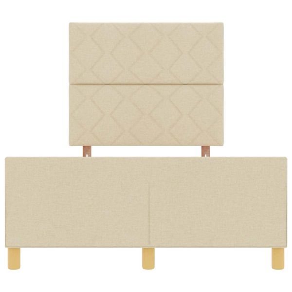 Рамка за легло с таблото Крем 120 x 200 cm текстил