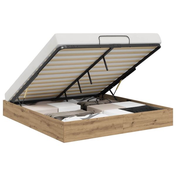 Отоманско легло Дъб Артизан 193 x 120 x 25 см ПДЧ