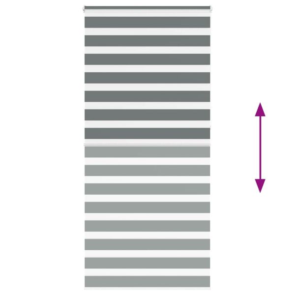 Зеброва щора 95x230 см Ширина на плата 90,9 см Полиестер