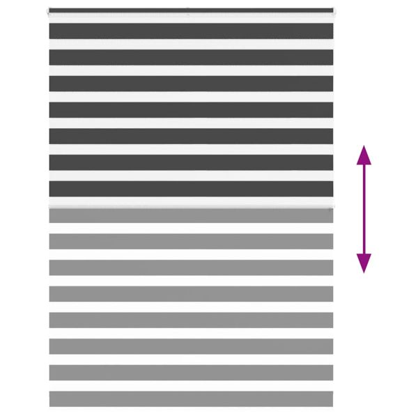 Зеброва щора 165x200 см Ширина на плата 160,9 см полиестер