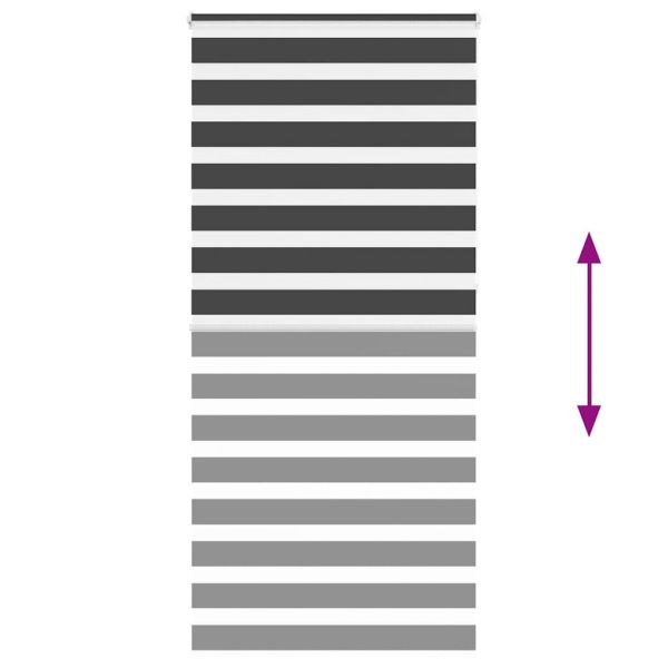 Зеброва щора 110x230 см ширина на плата 105,9 см полиестер