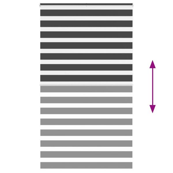 Зеброва щора 120x230 см ширина на плата 115,9 см полиестер