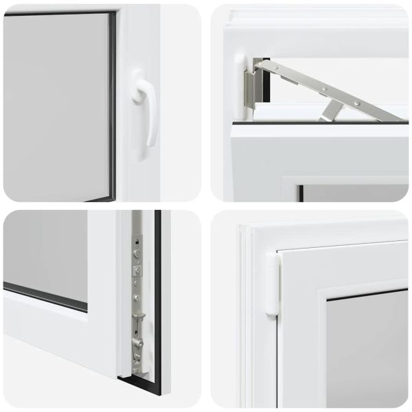 Прозорец за мазе "RISOR" 80x70 см, накланящ се и завъртащ се, DIN ляв, бял