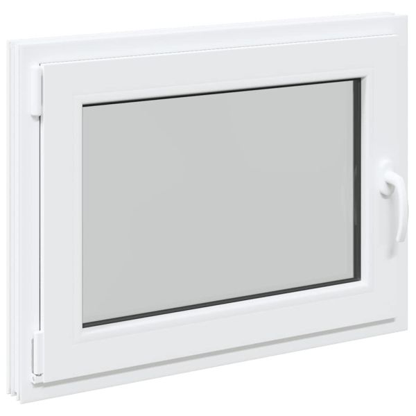 Прозорец за мазе "RISOR" 80x60 см, накланящ се и завъртащ се, DIN ляв, бял