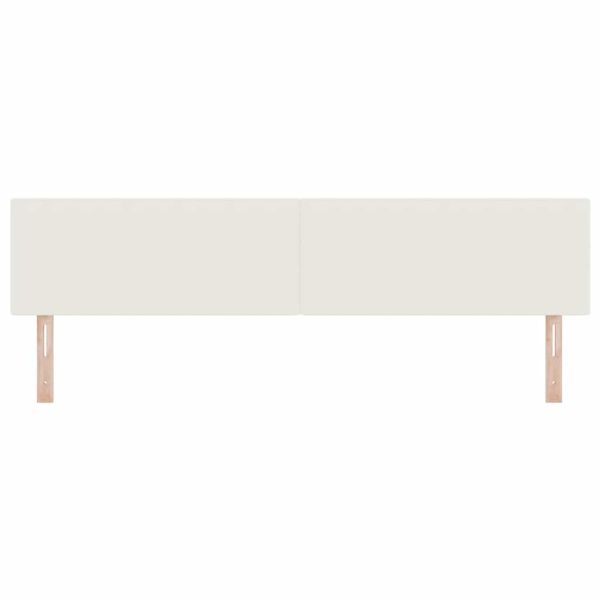 Облегалка за глава с таблото Крем 200 cm Изкуствена