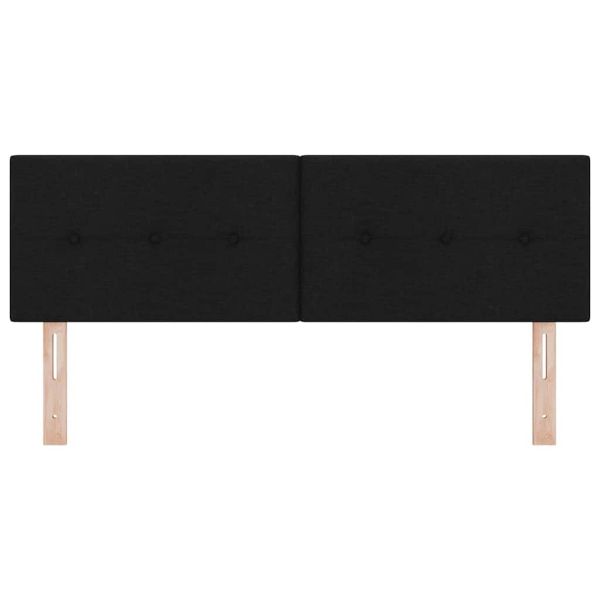 Облегалка за глава с таблото Черно 144 см Изкуствена