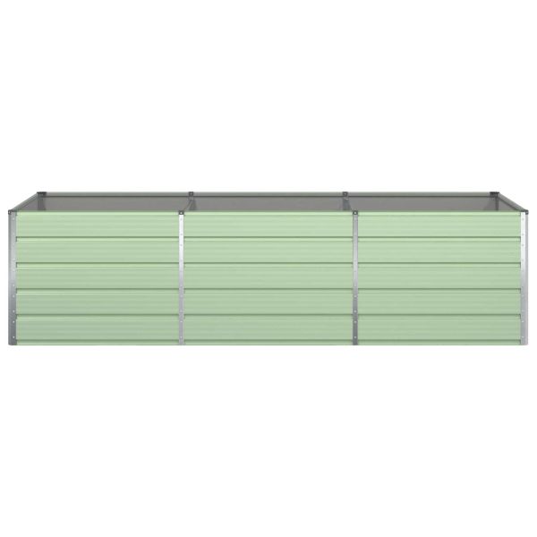 Кашпа Пастелно зелено 195 x 100 x 45 см Галванизирана стомана