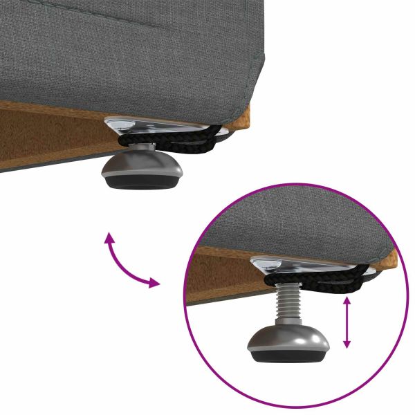 Стук Тъмен сив 41 x 41 x 40 см Текстил и конструирано дърво