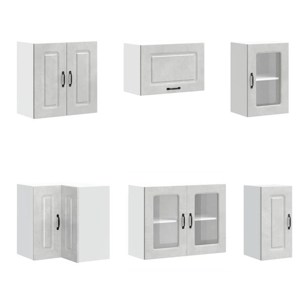 Комплект кухненски шкафове от 11 части Kalmar, инженерно дърво