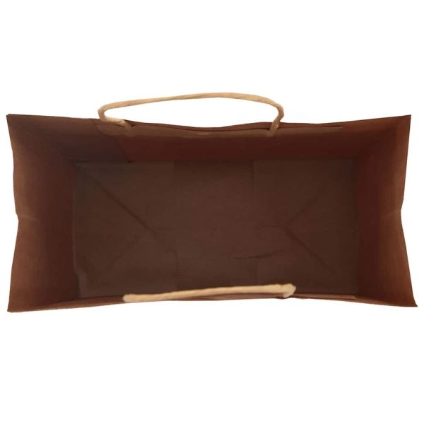 Хартиени торбички 50 бр с дръжки черни 21x11x31 см