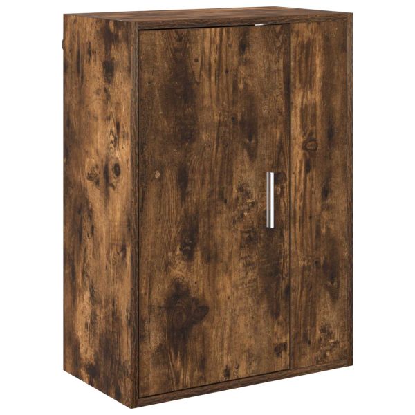 Комплект ТВ шкаф 4 pcs Пушен дъб Инженерно дърво