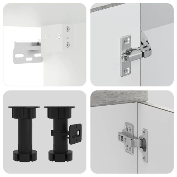 Комплект кухненски шкафове от 14 части Kalmar, инженерно дърво