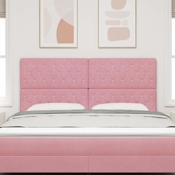 Облегалка за глава с таблото Розово 180 cm Изкуствена