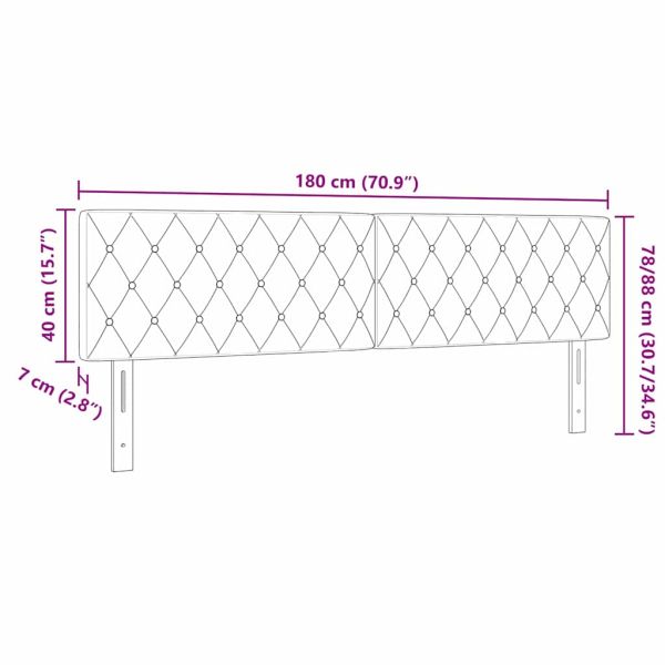 LED глава С LED лентисти светлини Тъмен сив 180 cm Полиестер