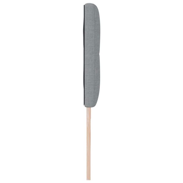 LED глава С LED лентисти светлини Светлосиво 180 cm Полиестер