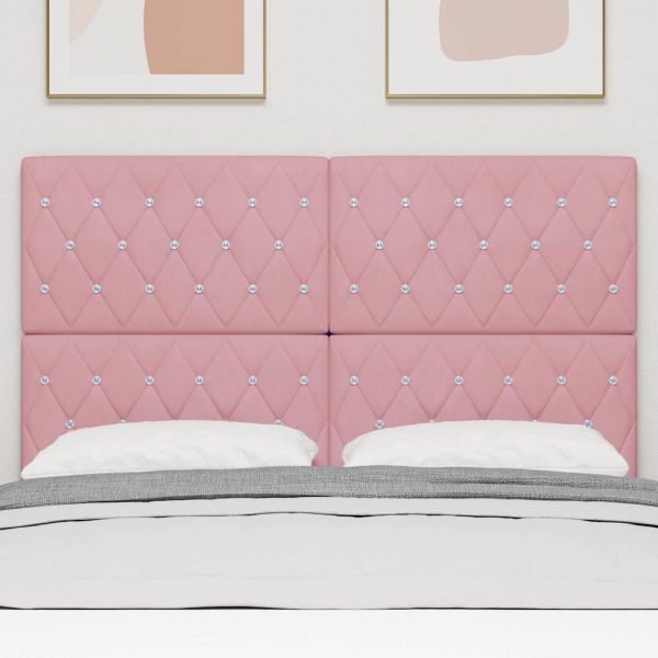 LED глава С LED лентисти светлини Розово 144 см Полиестер