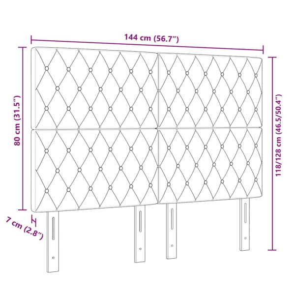 LED глава С LED лентисти светлини Розово 144 см Полиестер