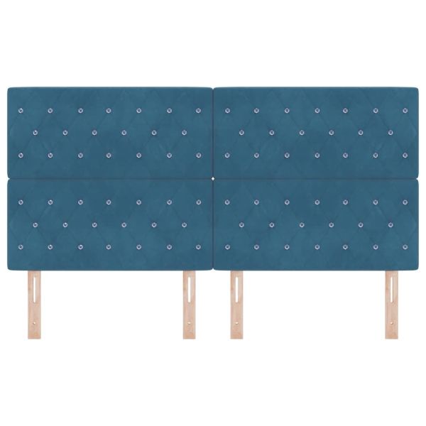 LED глава С LED лентисти светлини Тъмен син 180 cm Полиестер