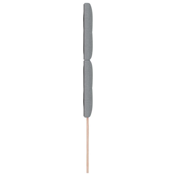 LED глава С LED лентисти светлини Светлосиво 80 cm Полиестер