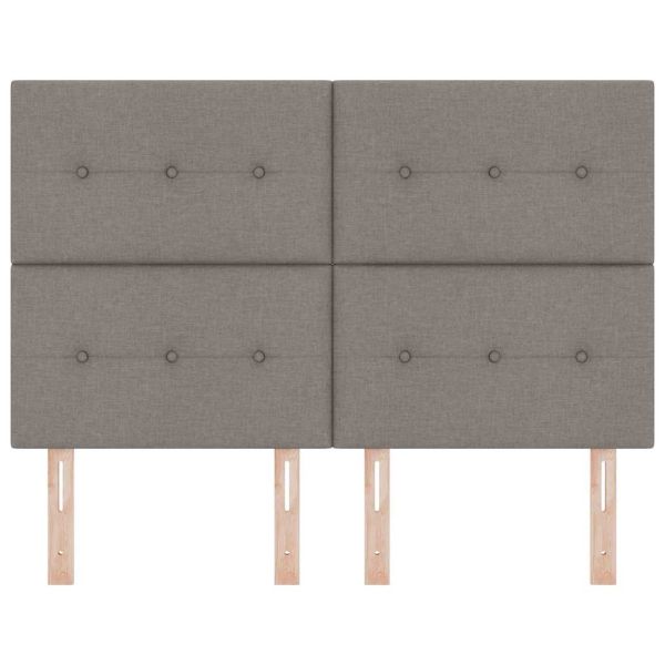 LED глава С LED лентисти светлини Таупе 160 cm Полиестер