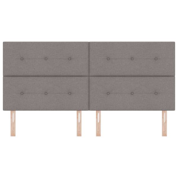 LED глава С LED лентисти светлини Таупе 200 cm Полиестер