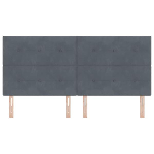 LED глава С LED лентисти светлини Сив 200 cm Полиестер